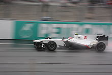 Photo de la BMW Sauber C29 de Kobayashi à Sepang