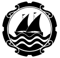 Logo vectorisé Logo officiel de Portbou vectorisé monochrome