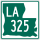 Louisiana Highway 325 marker