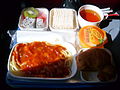 Airline food on Malaysia Airlines.