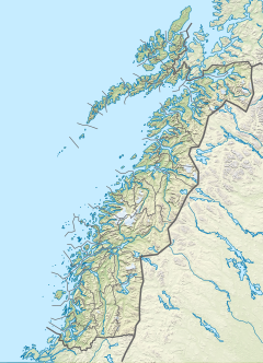 Tverråga is located in Nordland