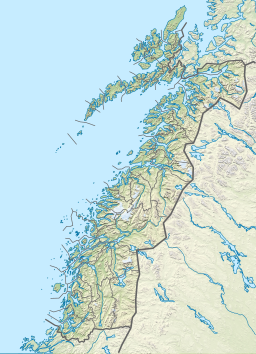 Valnesvatnet is located in Nordland