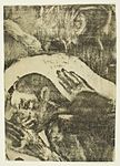 Manao Tupapau (Watched by the Spirits of the Dead), woodcut, 1894–95, Art Institute of Chicago