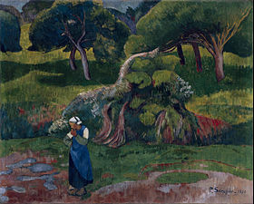 Paul Sérusier, Paysage à La Pouldu (1890).