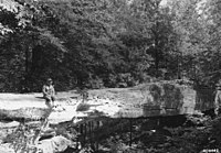 Pomona Natural Bridge as it appeared in 1968