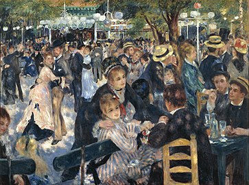 Bal du moulin de la Galette, Auguste Renoir (1876).