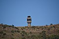 Microwave relay tower after the cones were removed