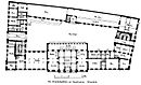 Historicism: Reichspost building, floor plan