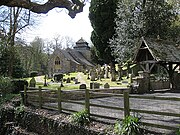 The church and lychgate