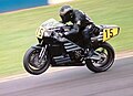 Ron Haslam on a Wankel-engined Norton RCW588 racer