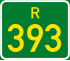 Regional route R393 shield