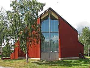 Sankt Pauli kyrka, Långbergsgatan 14, Gustaf Lettström (1913-1999), 1978, organisk arkitektur