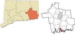 City of Groton's location within the Southeastern Connecticut Planning Region and the state of Connecticut