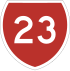 State Highway 23 shield}}