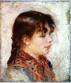 Head of a young neapolitan girl by Pierre-Auguste Renoir