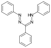 Strukturformel von Triphenylformazan