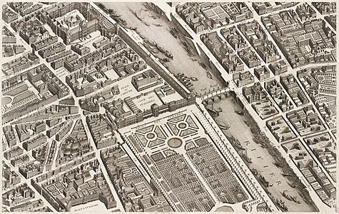 Turgot map of Paris, sheet 15, by Louis Bretez and Claude Lucas