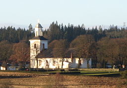 Östra Frölunda kyrka, december 2007.