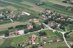 Aerial view on Pepeljevac