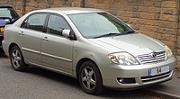 Toyota Corolla saloon (UK)