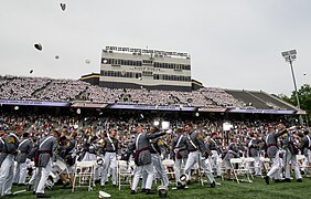 The USMA graduation ceremony, 2021