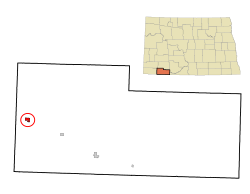 Location of Reeder, North Dakota