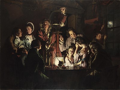 An Experiment on a Bird in the Air Pump, by Joseph Wright of Derby