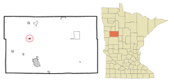 Location of Callaway, Minnesota