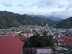 Bontoc skyline sunset