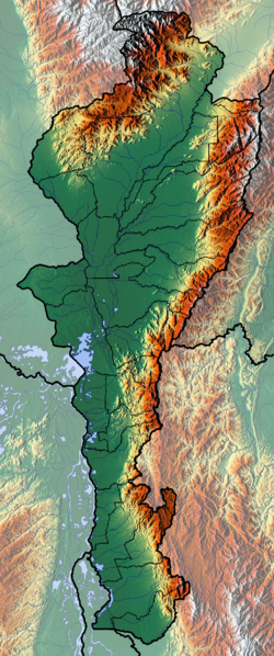 Topography of the department