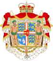 Description de l'image Coat of arms of Joachim, Prince of Denmark.svg.