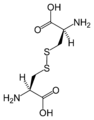 Now, look at cystine. Yes, cystine is built from two amino acids. HOWEVER, the bond that connects them (being two cystein molecules, note the spelling) is a disulfide bond, that is a bond between two sulfur atoms, NOT a peptide bond, which is the kind of bond noted above. Now, will cystine give a positive Biuret result, given all of this? --Jayron32 02:19, 8 October 2010 (UTC)]]