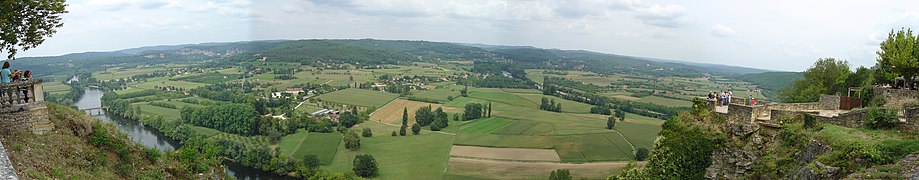 Vue panoramique depuis le belvédère de la Barre.