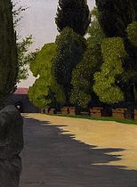 Les Alyscamps, soleil le matin de Félix Vallotton.