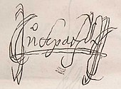 signature de Juan de Padilla