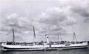 As Hospital Ship Mitava in 1918