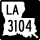 Louisiana Highway 3104 marker