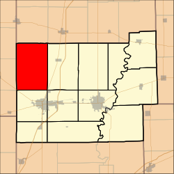 Location in Coles County