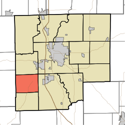 Location in Bartholomew County