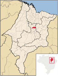 São Luís Gonzaga do Maranhão – Mappa