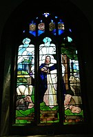 Window in Pilton Parish Church, Somerset