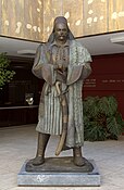 A statue of Markos Botsaris at the Athens War Museum