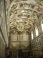 The interior of the Sistine Chapel in 2010.