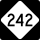 North Carolina Highway 242 Truck marker