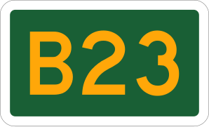 Alphanumeric route (used in ACT and partly NSW; note the white border)