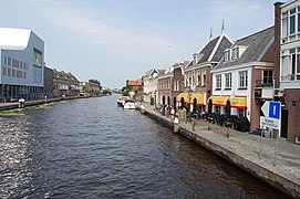 Oude Rijn quayside Alphen Centrum