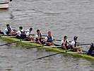 The Oxford crew after the race