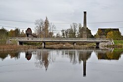 Bridge over the Kasari River in Pajaka