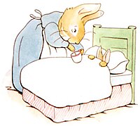 Title illustration from The Tale of Peter Rabbit