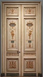 Neoclassical - Door, by Pierre Rousseau, 1790s, oil on panel, Cleveland Museum of Art, Cleveland, US